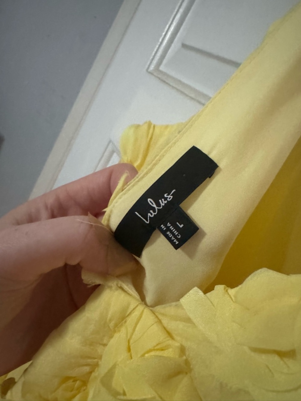 Lulu's Yellow Midi Dress